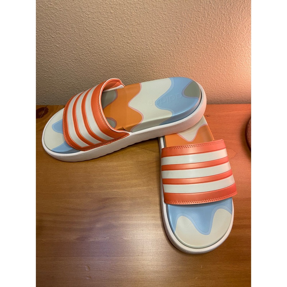 ADIDAS ADILETTE PLATFORM HP6730 by Marimekko Sz 10